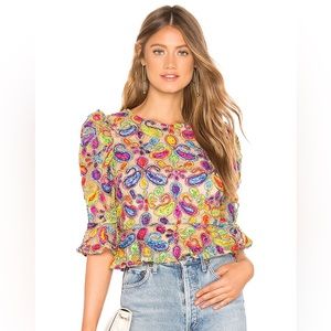 Tularosa Milo Top Multi Embroidered